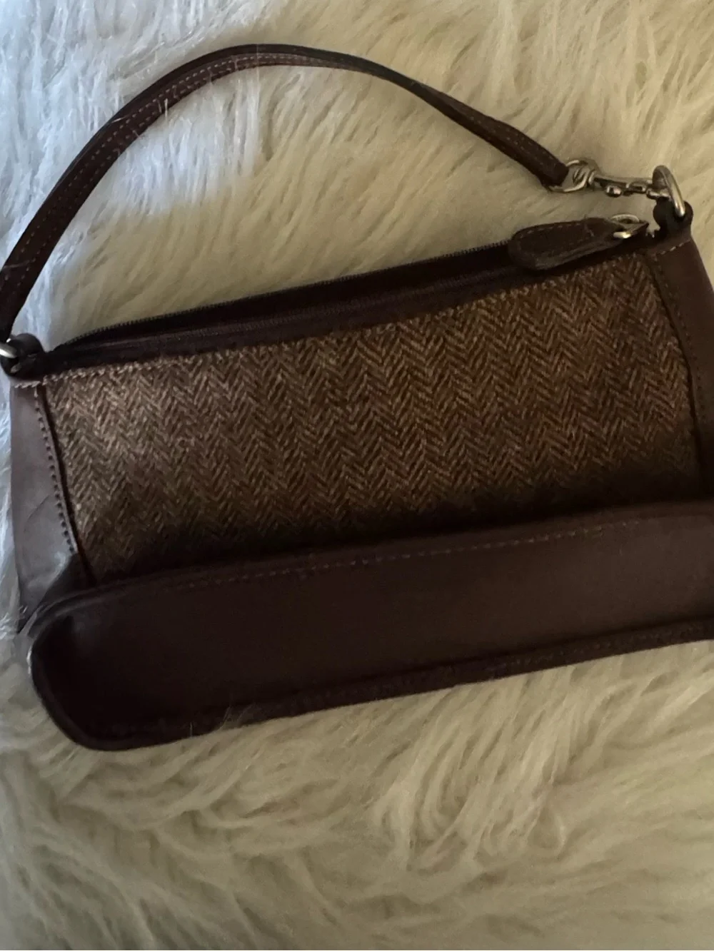 Coach vintage tweed mini bag